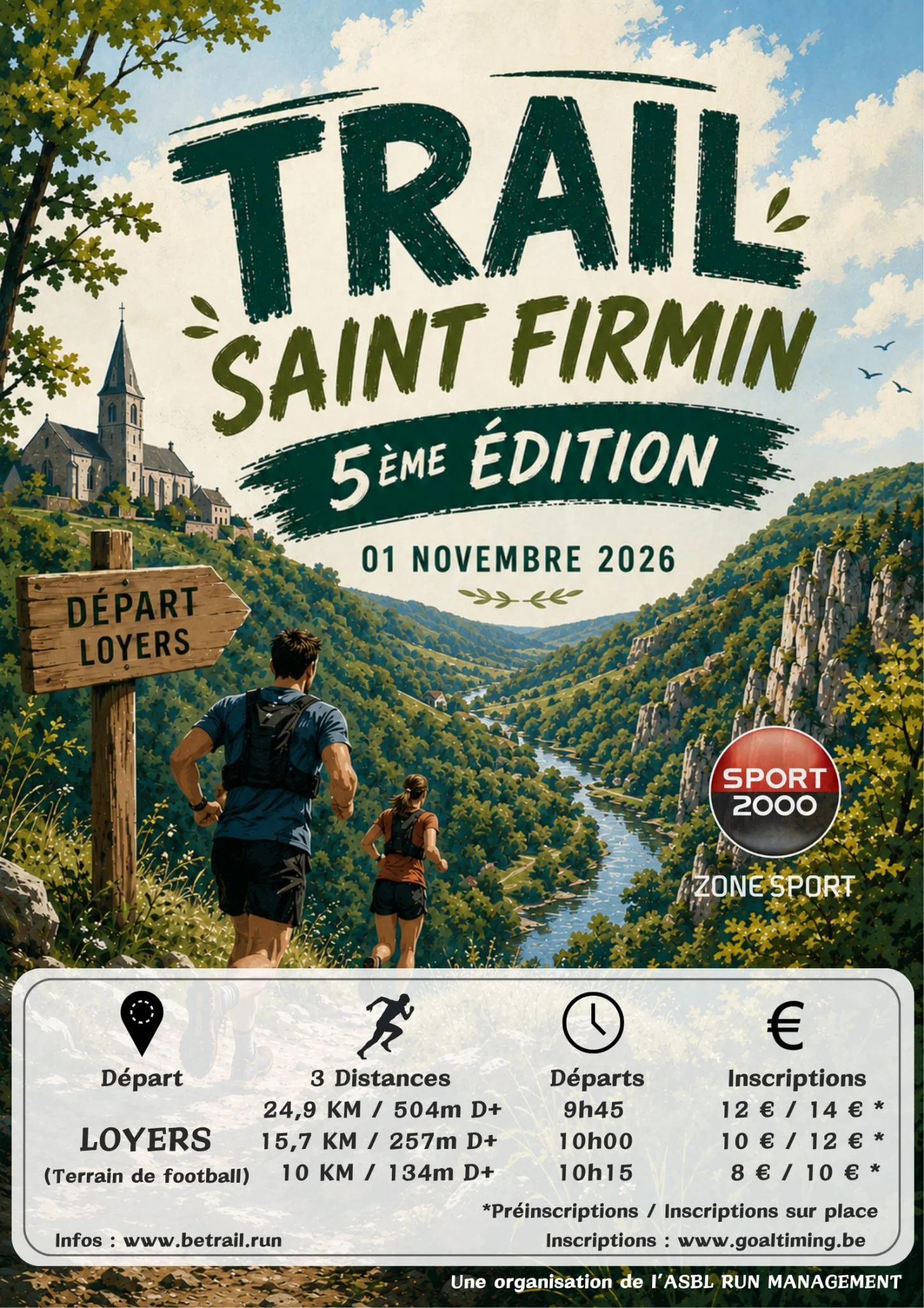 5ème Trail de la Saint-FIrmin 2026 (Loyers)
