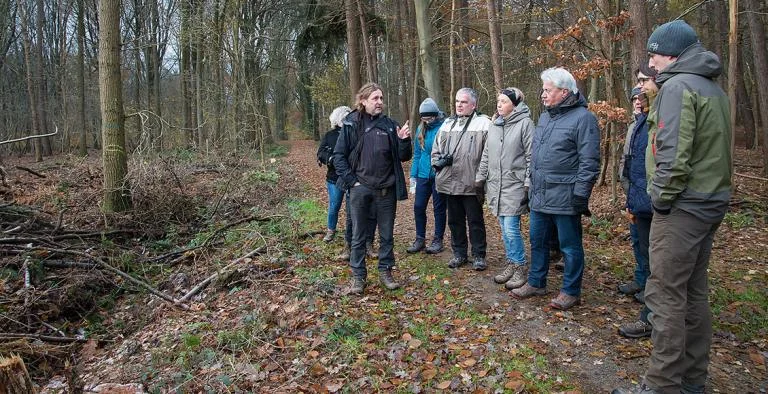 Winterse landschapswandeling